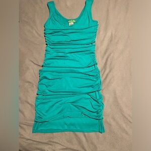 Cute Green Tank mini Dress